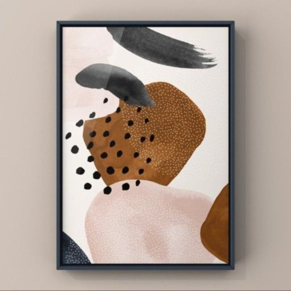 Modern minimalist boho abstract wall art print